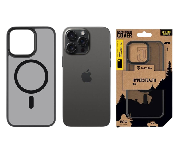 Tactical MagForce Hyperstealth Kryt pro Apple iPhone 15 Pro Max Aspha - 1514060 - zdjęcie 3